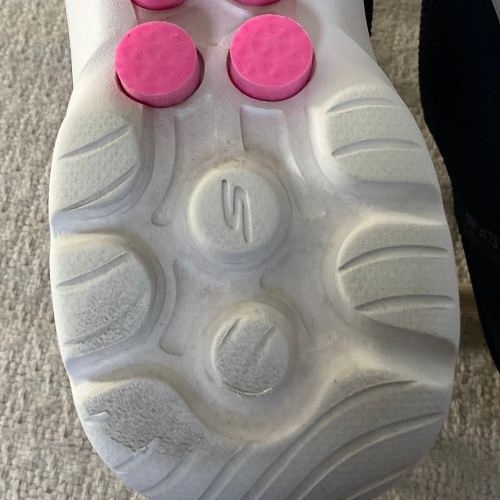 Skechers Slip-ins GoWalk 6 Fabulous View Navy Pink Hands Free Womens 6 - Picture 11 of 12